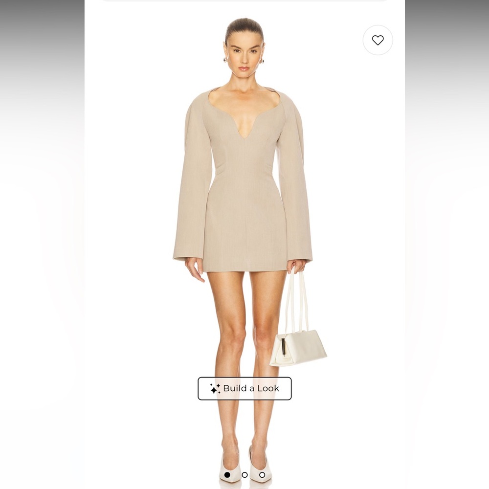 Leona Mini Dress in Flax